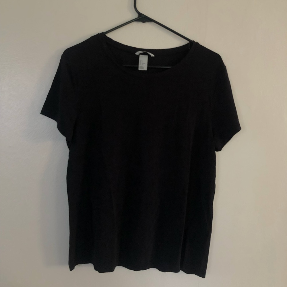Black Spandex Tee from H&M